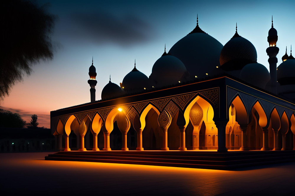 ilustrasi masjid (FREEFI